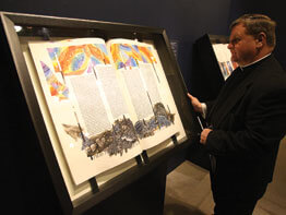 Walters displays illuminated Scriptures