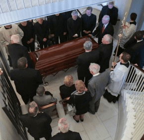 Cardinal Keeler entombed in basilica undercroft