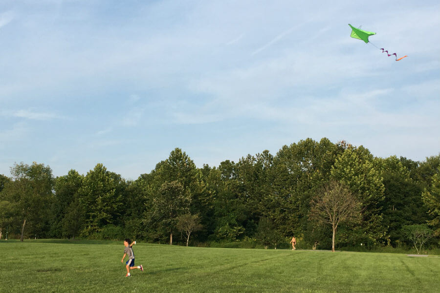 Kite flying, Brothers’ Day, our staycation, skipping school supplies shopping, and excellent corn dogs (7 Quick Takes)