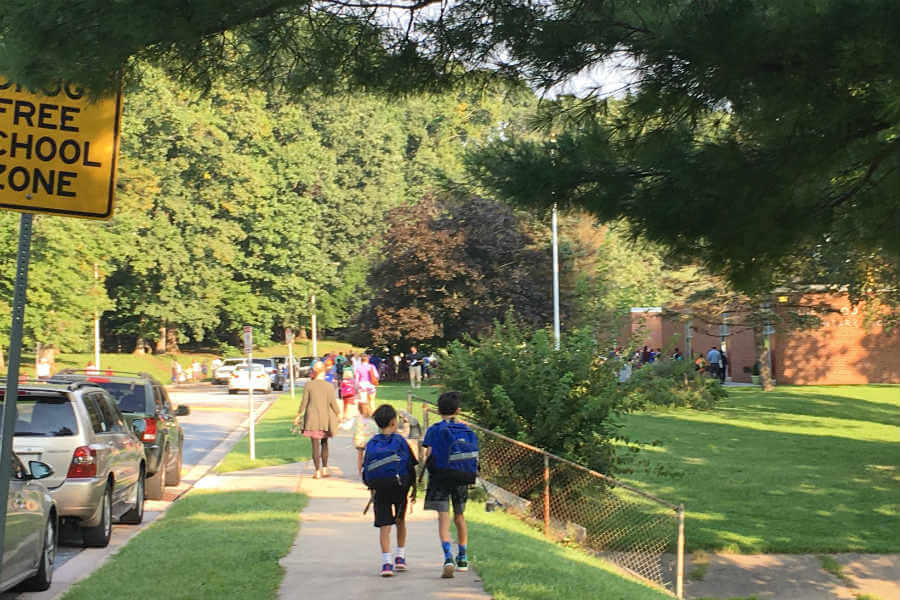 The emotions of the first day at a new school