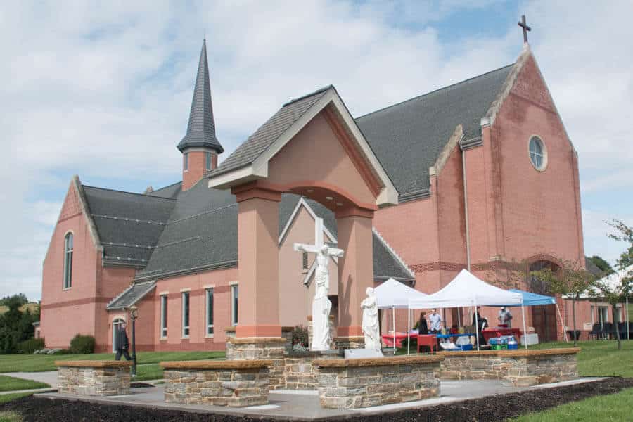 Carroll County parish dedicates Grotto for the Preservation of Life