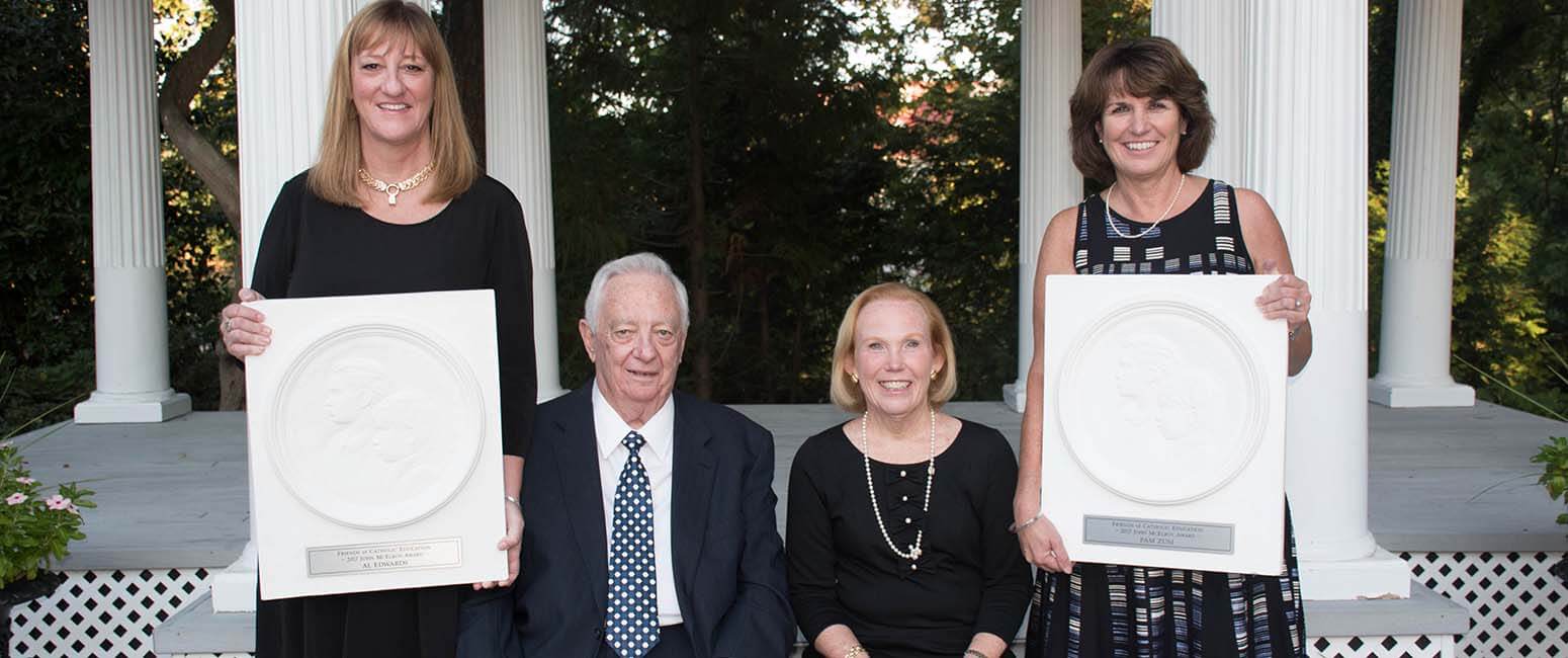 Two honored for support of Catholic schools in Frederick County