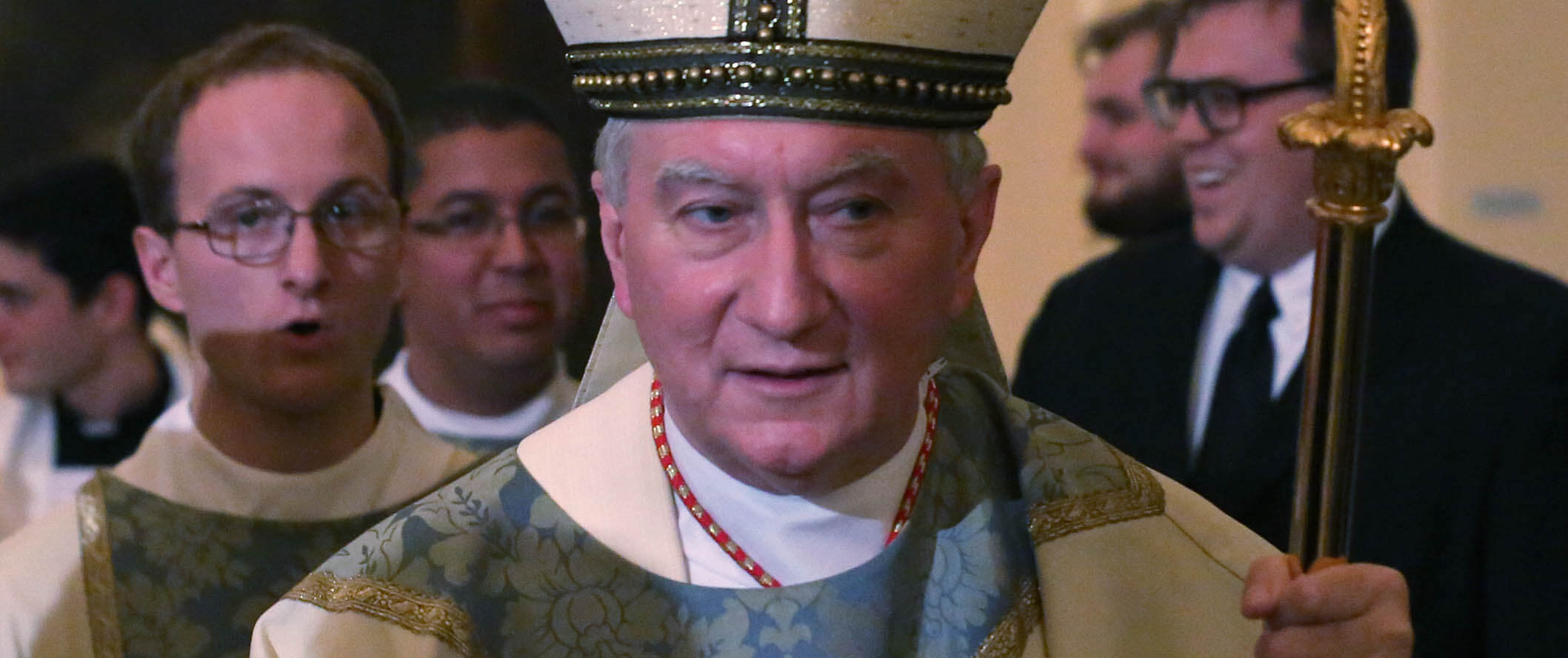 At Baltimore Mass, Cardinal Parolin praises USCCB for century of working for ‘a more just society’