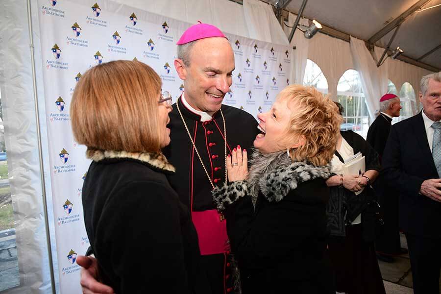 Friends, newcomers alike line up to welcome new bishops to Baltimore