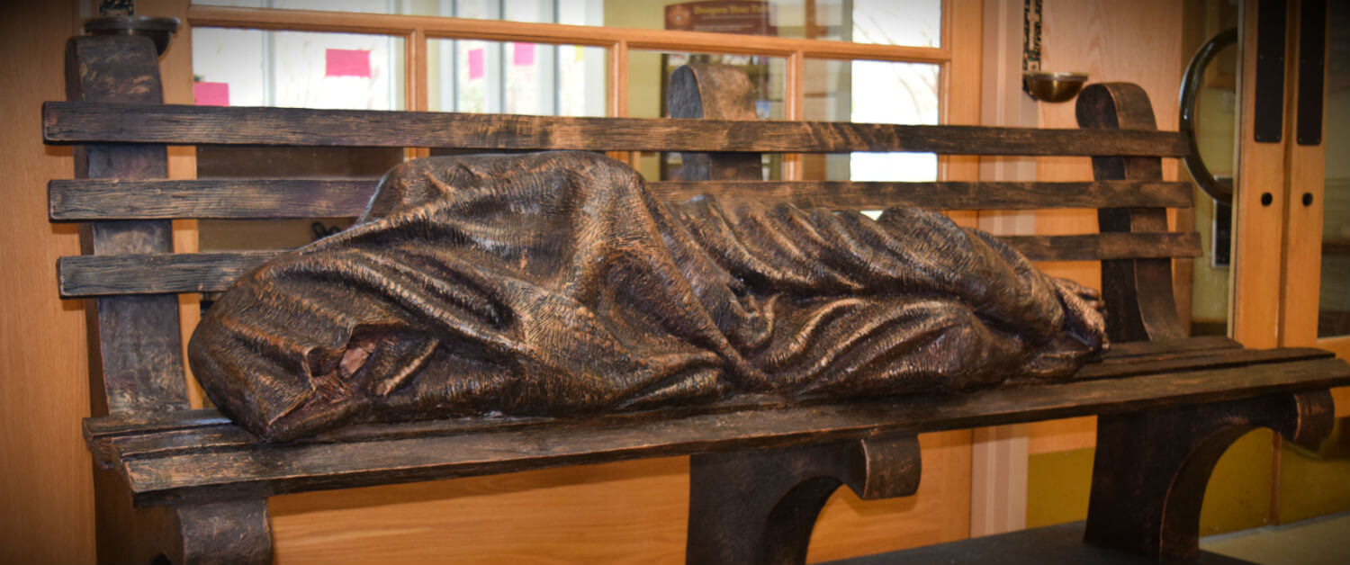 St. Andrew by the Bay welcomes ‘Homeless Jesus’ statue for Christmas