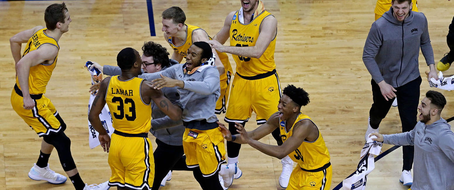 Coach, sixth man provide local Catholic connections to UMBC’s historic basketball team 