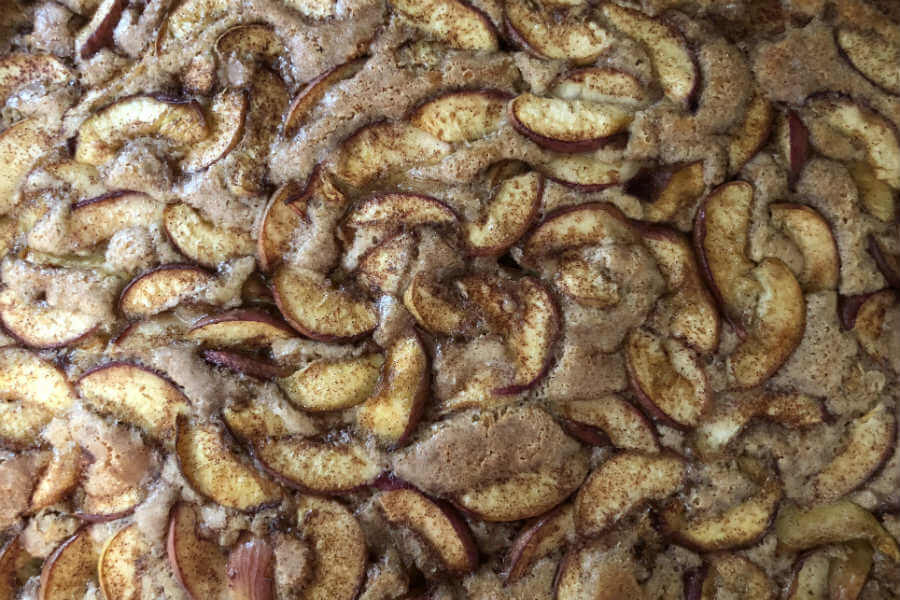 Peach cake season, stacking cups, fireworks, reading, and more (7 Quick Takes)