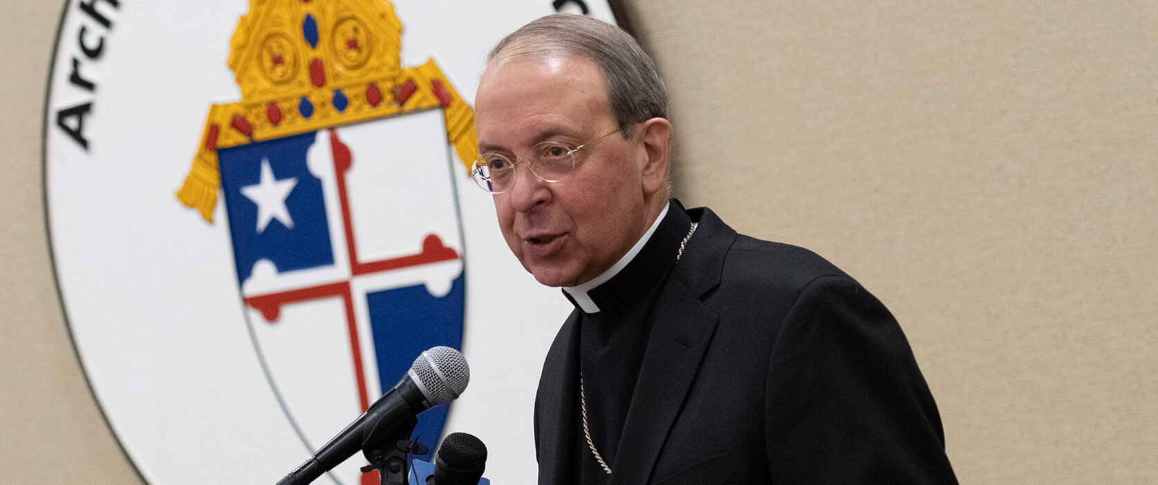 Archbishop Lori holds news briefing on clergy abuse crisis