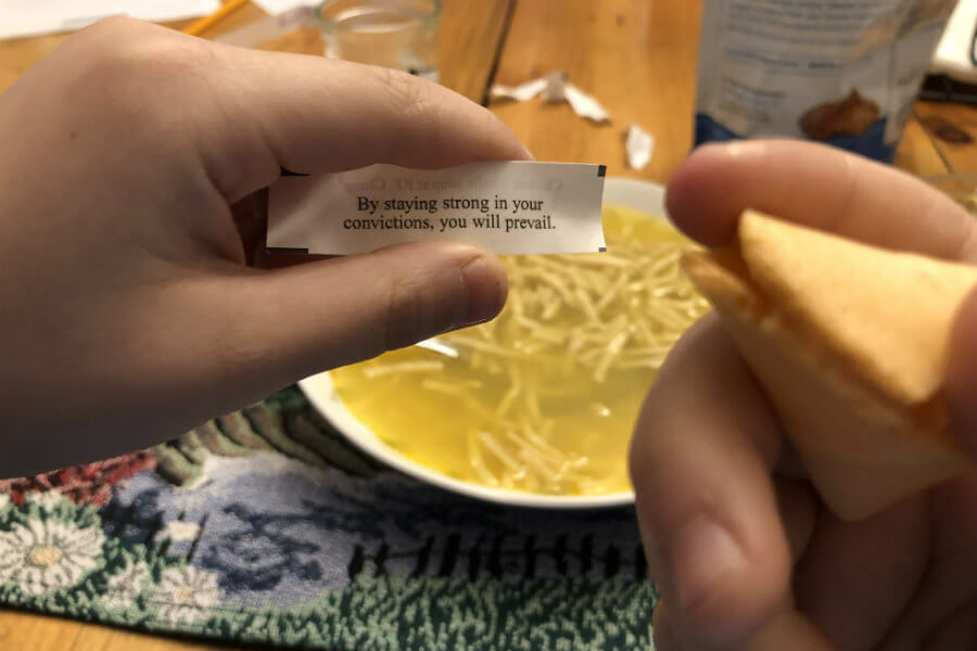 Fortune cookies, Shamrock Shakes, muskrat dinners, zoo charades, and more (7 Quick Takes)