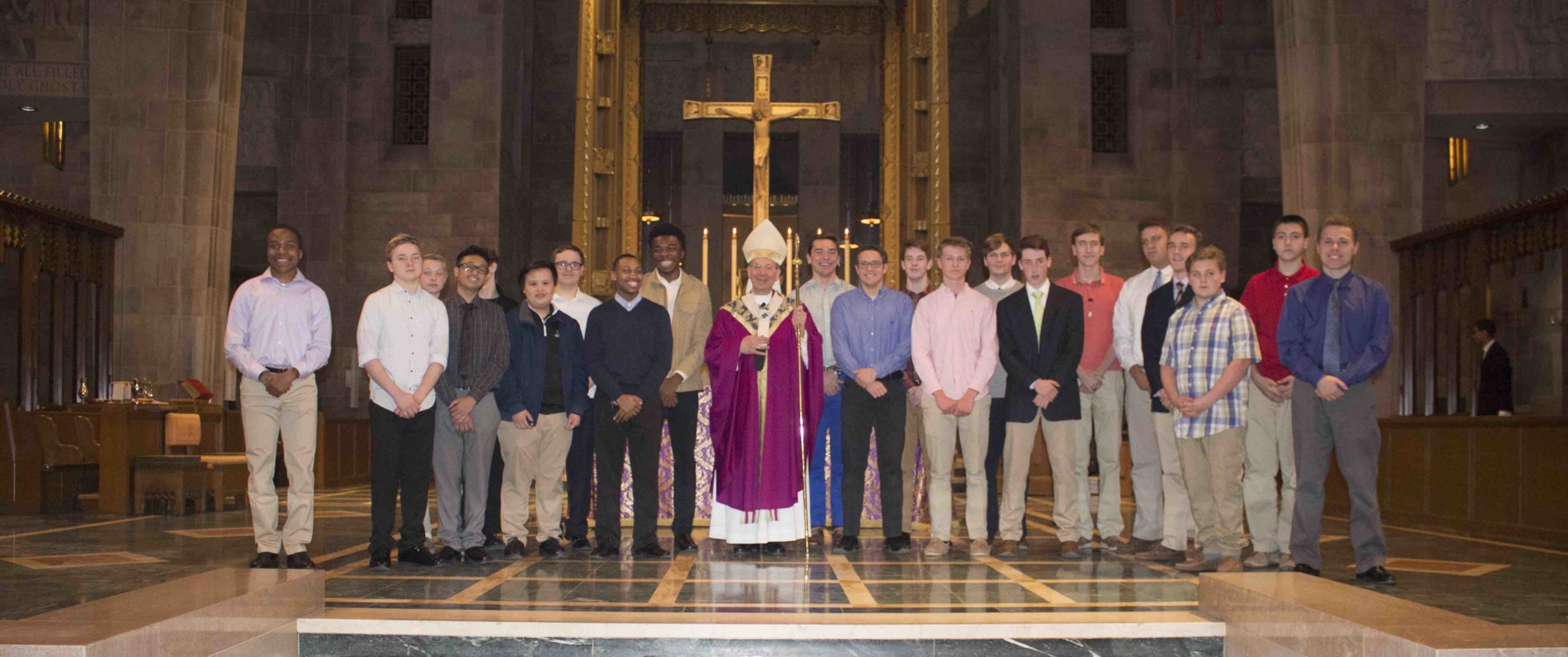 Altar servers, sacristans honored with inaugural Monsignor Valenzano Service Awards
