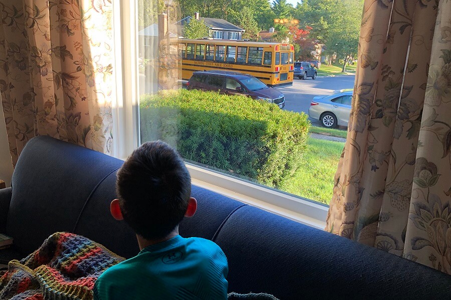 Back-to-school emotions, staycation fun, and life without a kitchen (7 Quick Takes)