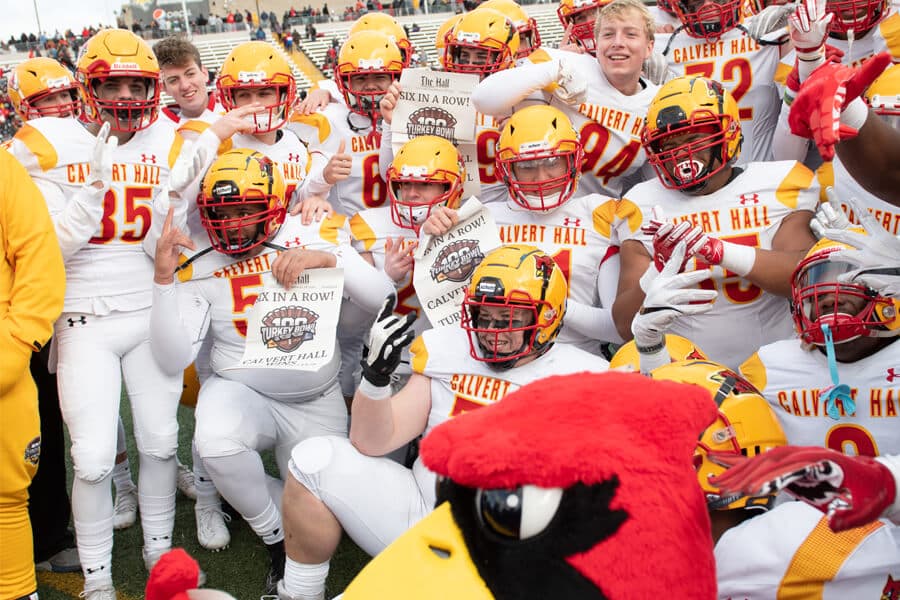 Calvert Hall rolls to 3310 victory over Loyola Blakefield in 100th