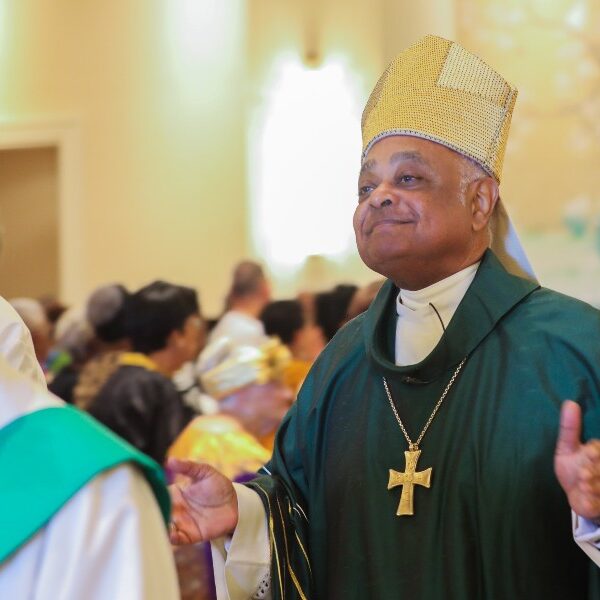 Prelate celebrates his first Mass as cardinal-designate at historic Maryland church