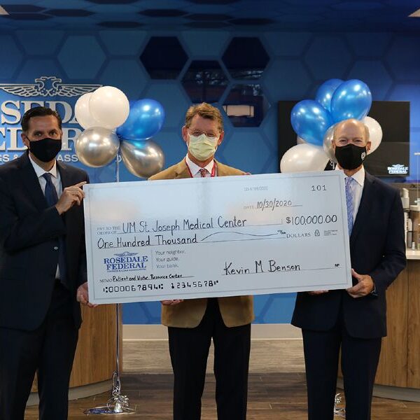 University of Maryland St. Joseph Medical Center receives $100,000 donation