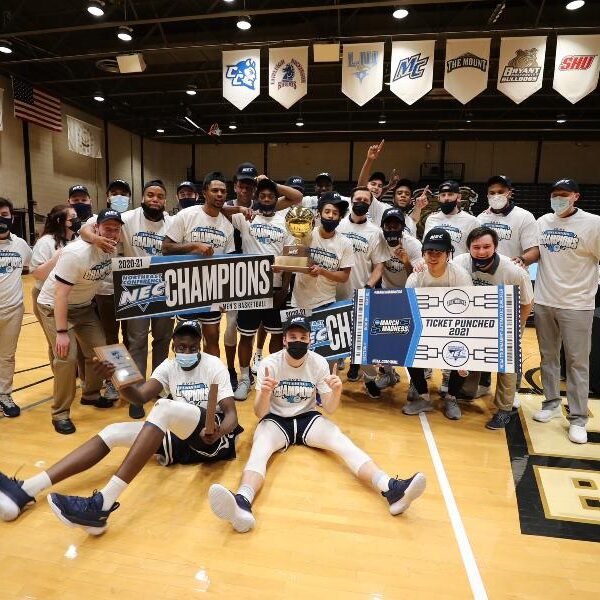 Mount St. Mary’s University doubles its NCAA basketball fun with both teams dancing