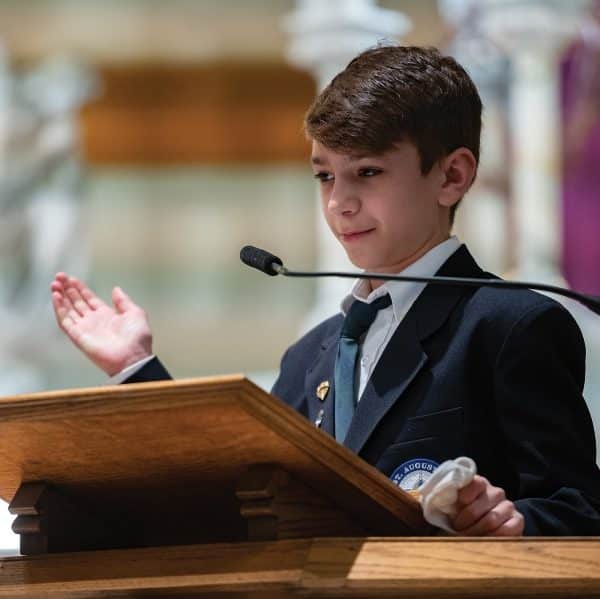 Spirit moving: A dozen St. Augustine School students prepare to enter faith