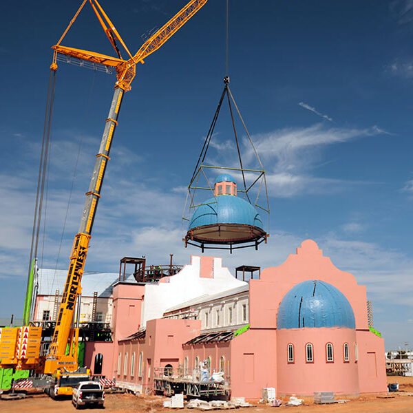 Shrine honoring Blessed Stanley Rother hits milestone as dome set in place