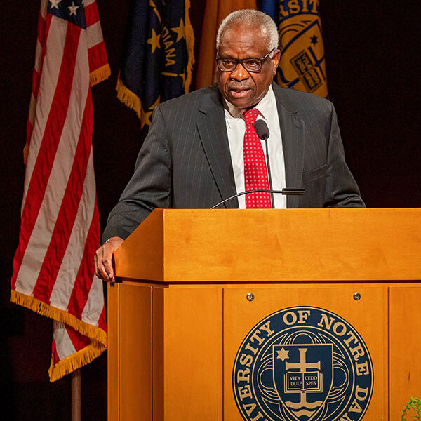 Justice Thomas in Notre Dame lecture discusses faith, modern views