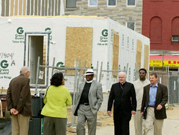 Townhomes go up in blighted East Baltimore community