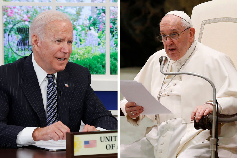 Climate Migration Among Issues Catholics Hope Biden Pope Will Discuss   BIDEN POPE WEBINAR 1510997 