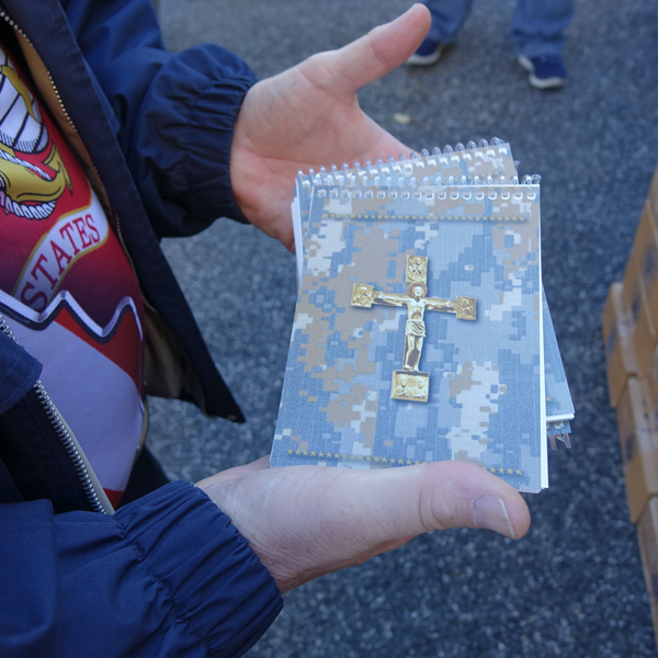 Archbishop Broglio blesses first copies of new edition of prayer book for military