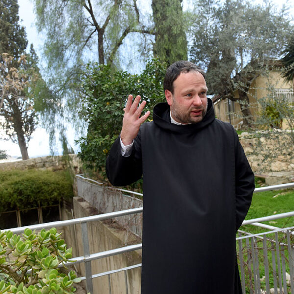 Vandalism at Holy Land abbey caused by small minority, monk says