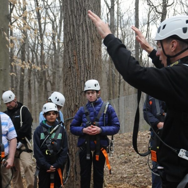 O’Dwyer Retreat House dedicates ropes challenge course