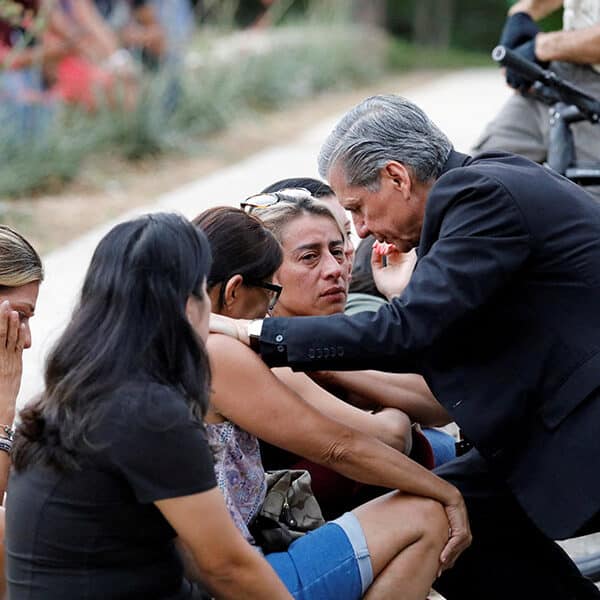 After tragedies in archdiocese, archbishop says good will win over evil