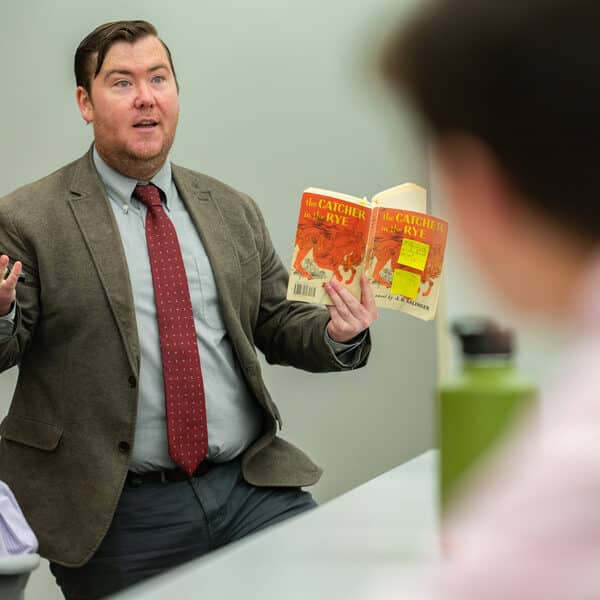Calvert Hall’s Kevin Ford, a teacher of the year for the Archdiocese of Baltimore, loves his job