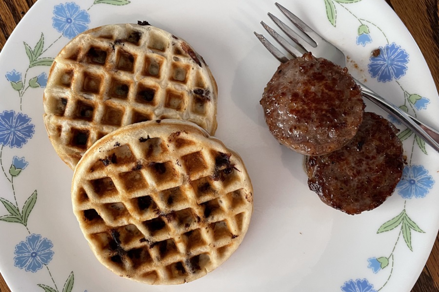 The Freshman Cook: Chocolate Mini Waffles / #Choctoberfest