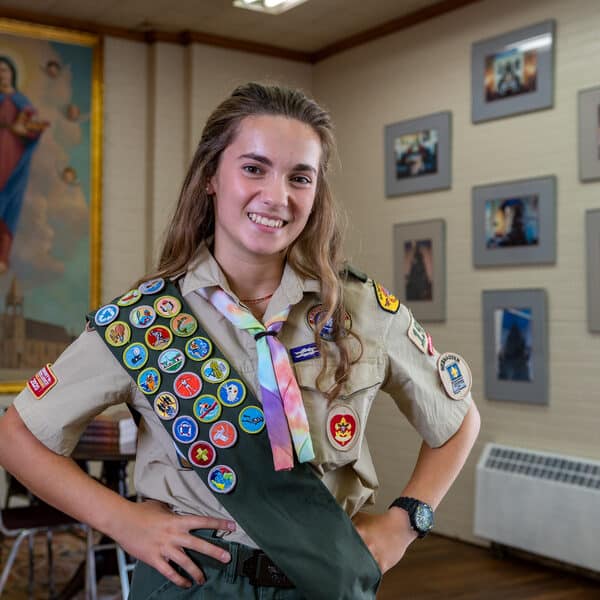 16-year-old transforms parish’s dilapidated meeting room