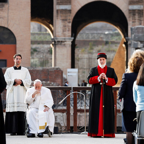 Cries for peace can’t be ignored, pope says at interreligious meeting