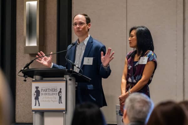 Joe and Catherine Liberatore, recipients of the Archdiocese of Baltimore’s 2022 Partners in Excellence Award