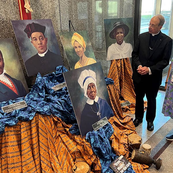 Display in Catholic Center helps highlight Black Catholic History Month