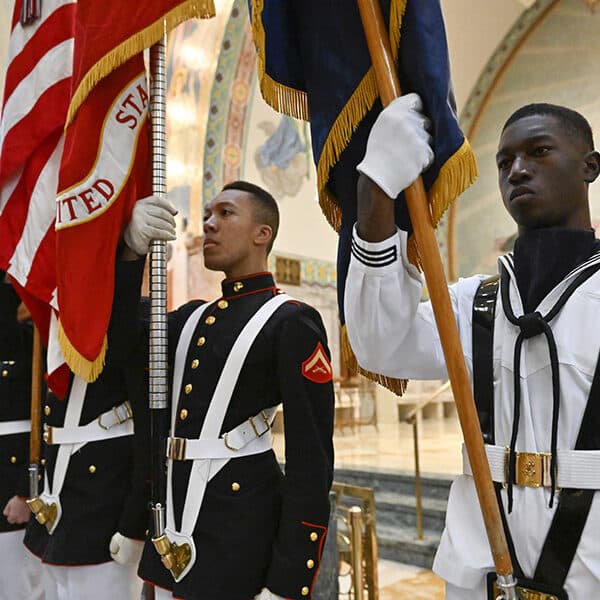 Navy chaplain calls on Mother Seton to help him bring hope, help to sailors