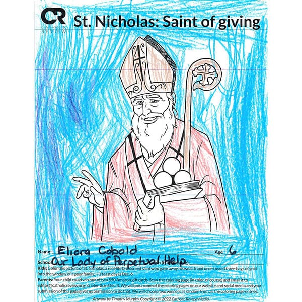 Students take a colorful look at St. Nicholas