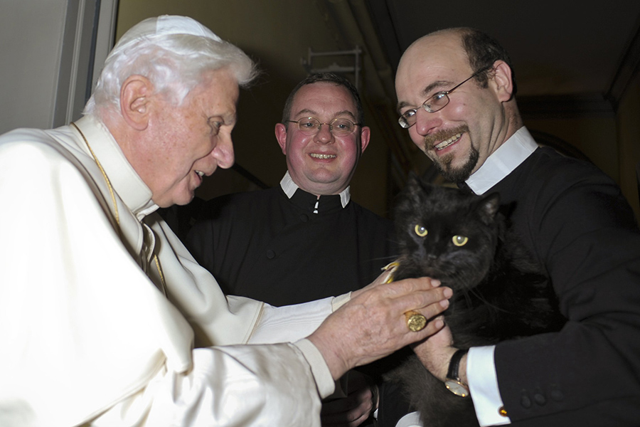 Photo of Nemecký pápež sa netajil svojou láskou k mačkám