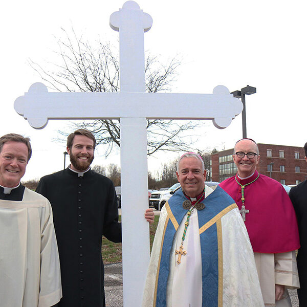 Seminarian’s cross made from an old pew part of new seminary’s future