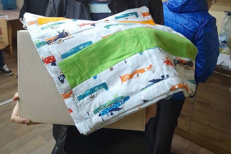 Utah Catholic helps 'Wrap Ukraine with Quilts' Catholic Review