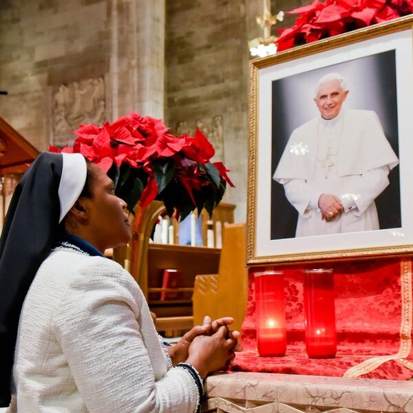 Baltimore Catholics pray for Pope Benedict XVI, Bishop Parker recalls being at resignation announcement