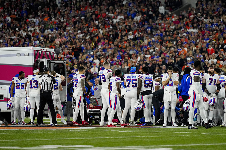 Damar Hamlin injury: Bills safety's family 'deeply moved' by support  received 'from fans around the country' 