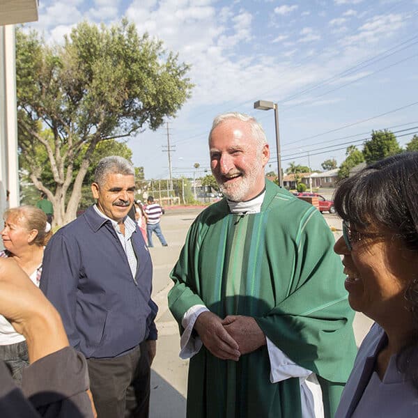 Emotional LA sheriff details arrest of suspect in shooting death of Bishop O’Connell; motive remains unclear