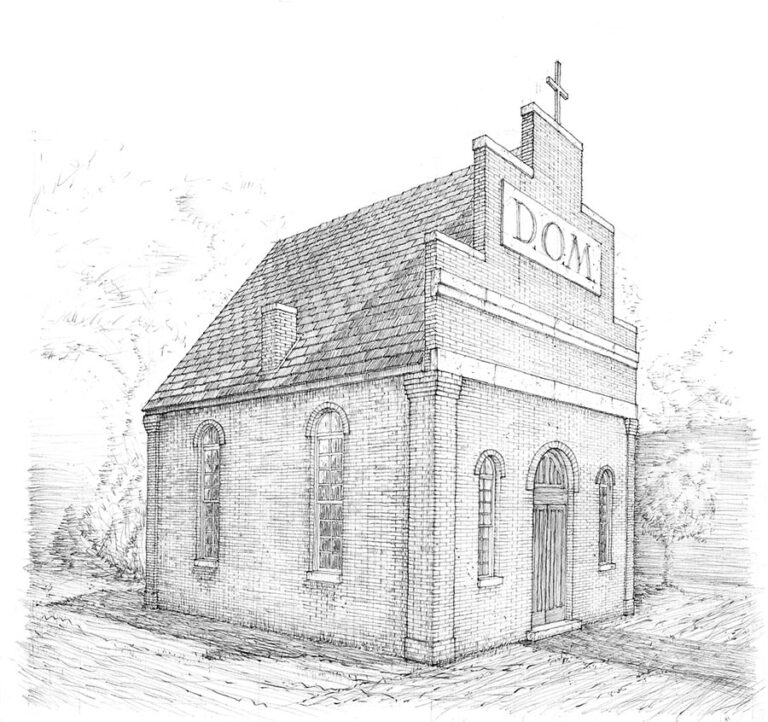 Church exterior graphic black white sketch illustration vector Stock Vector  Image & Art - Alamy