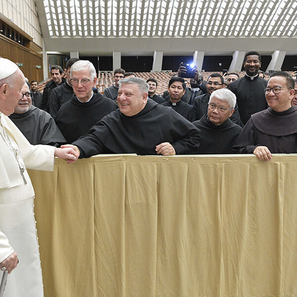 Confession is ‘encounter of love’ that fights evil, pope tells priests