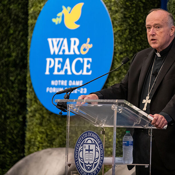 Catholics face ‘new moment’ for church teaching on war and peace, cardinal says