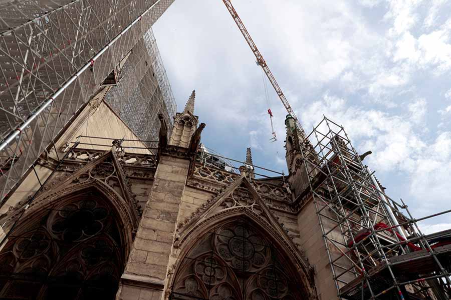 Notre-Dame Cathedral reopening date announced as reconstruction of its famous spire ends in eastern France