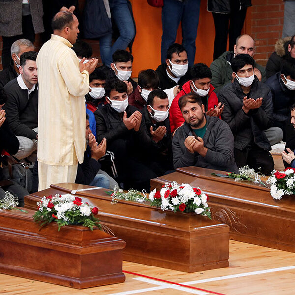 Mourners pray for migrants killed in shipwreck off Italian coast; Greece’s worst train crash in history leaves many dead