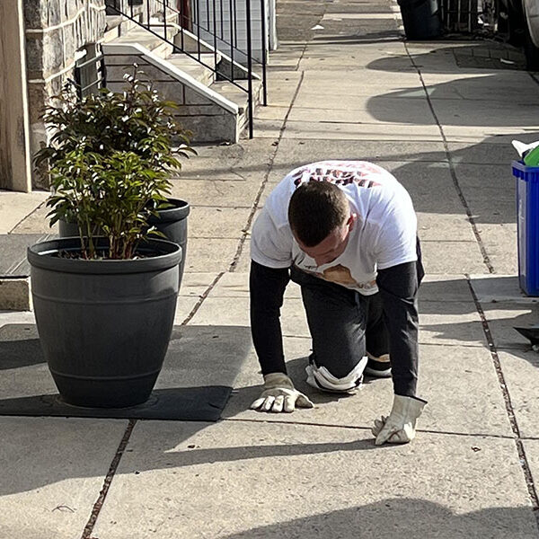 Philadelphia father makes a kneeling pilgrimage in thanksgiving for son’s death-defying recovery from cancer