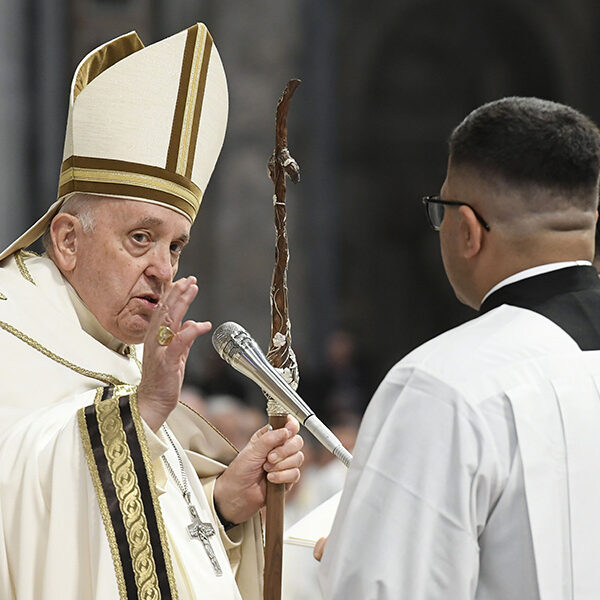 Pope tells priests: Be agents of harmony, not division