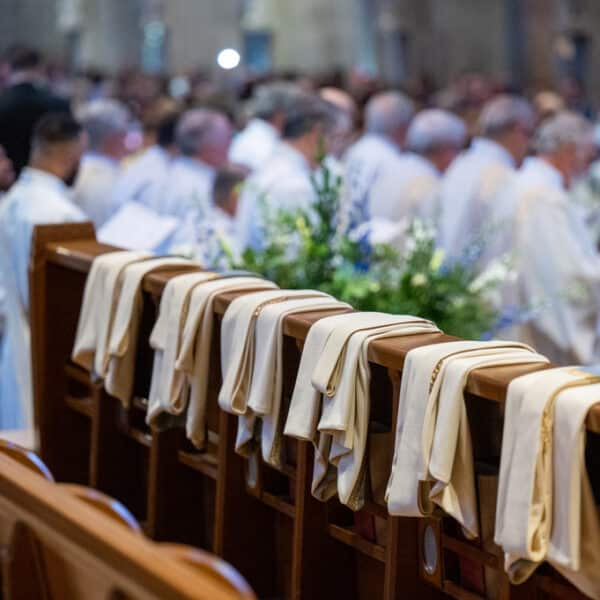 Archbishop Lori ordains six to transitional diaconate